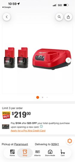 3 Milwaukee batteries 2.0