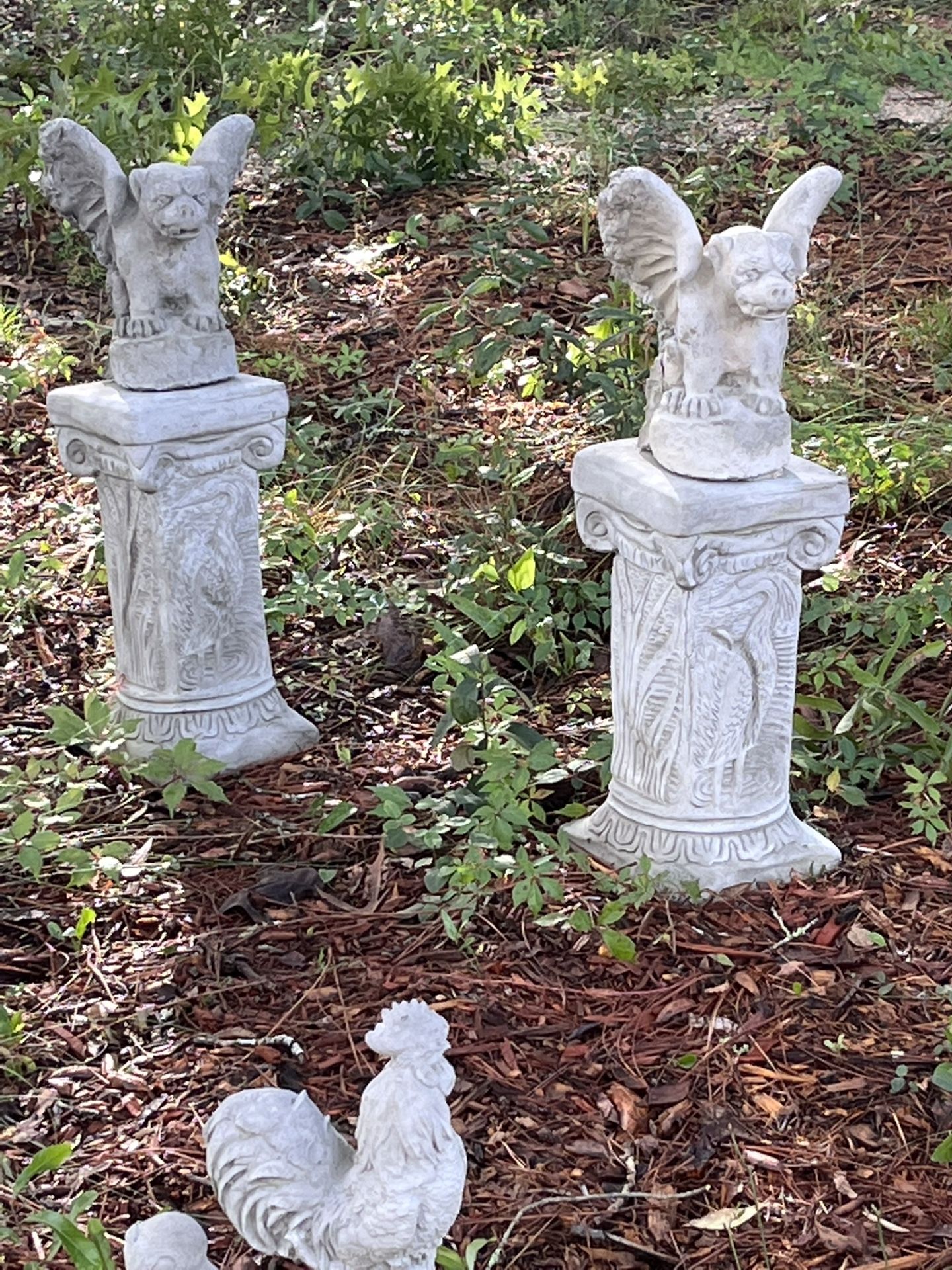 2 Gargoyles Solid Concrete for Sale in Brooksville, FL OfferUp