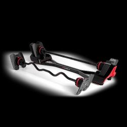 BowFlex SelectTech 2080 Adjustable Barbell with Curl Bar 