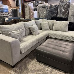 L Shape Sectional. 🚚WE DELIVER🚚