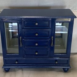 Blue jewelry Box