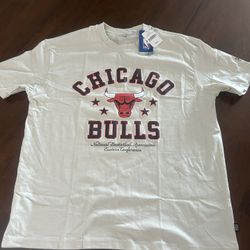New Large NBA Chicago Bulls Loose Fit T-Shirt