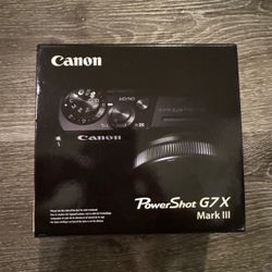 NEW Canon PowerShot G7 X Mark III - 20.1MP Point & Shoot Digital Camera - Black