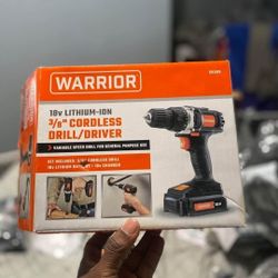 WARRIOR 18v Lithium 3/8" Cordless DRILL/DRIVER