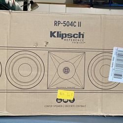 Klipsch Center Speaker Klipsch RP 504C II / Walnut Finish 