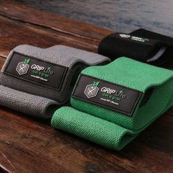 Hip Booty Bands Fabric Resistance Bands for Yoga Home Workout (Set of 3)