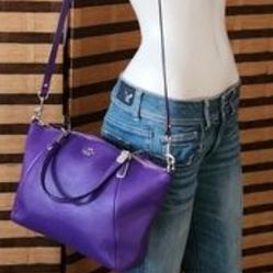 Fabulous Bright Purple COACH handbag