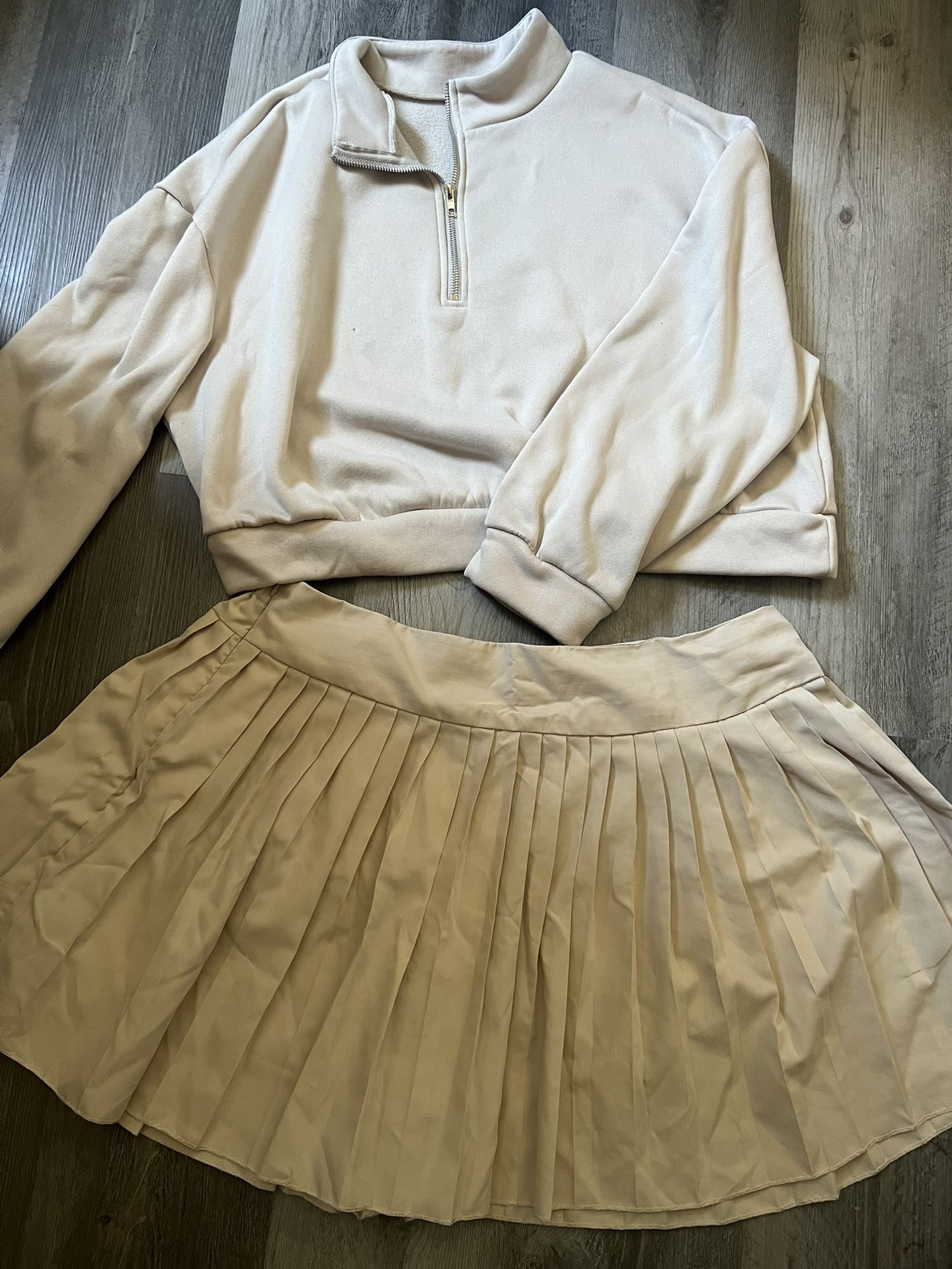 Women Plus Size Skirt & Top