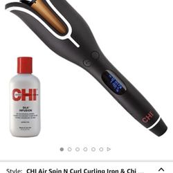 Chic Spin and curl ceramic rotating curlers 1 inch