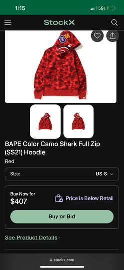 Red Bape Hoodie