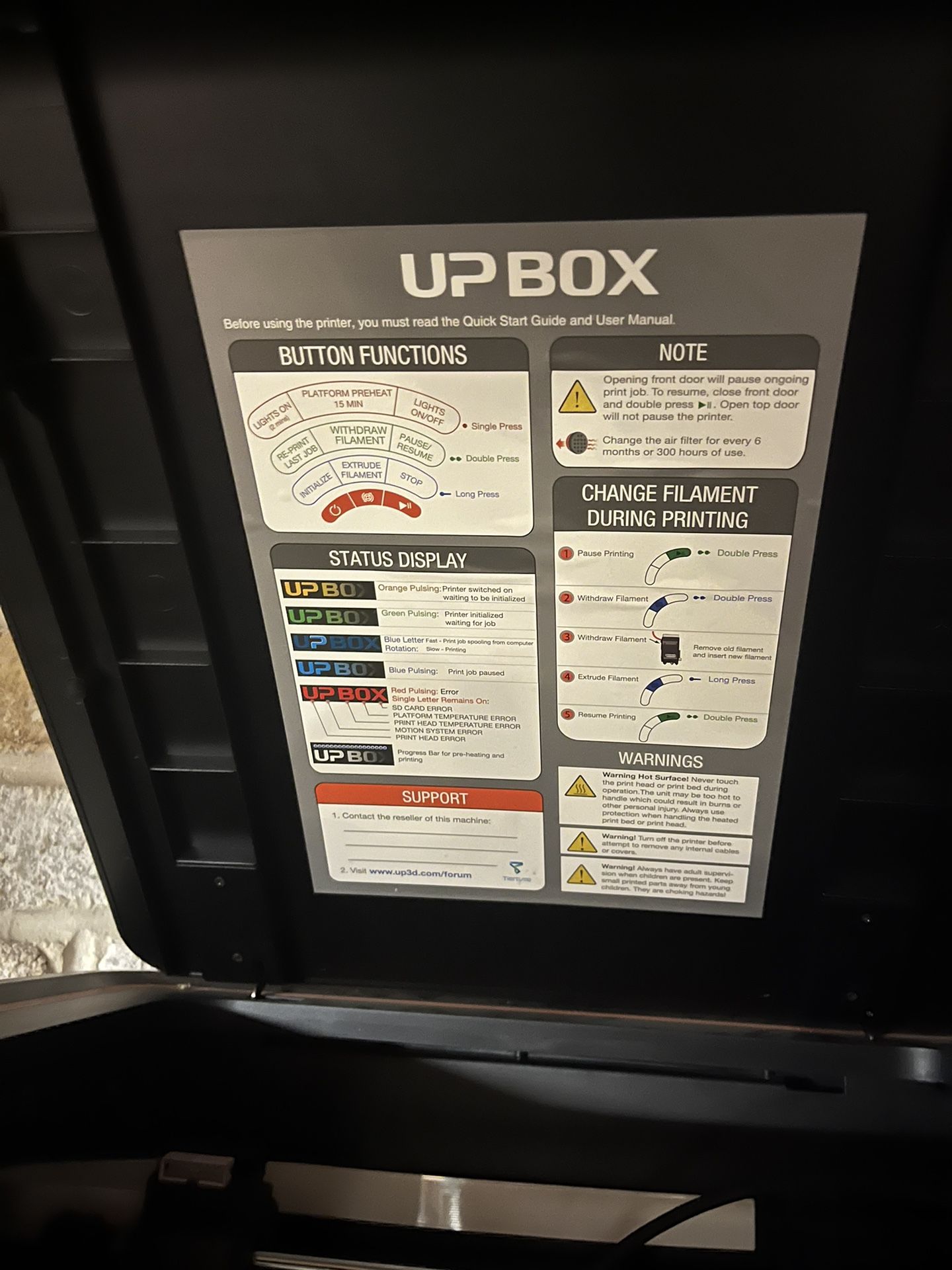 Up Box 3-d Printers
