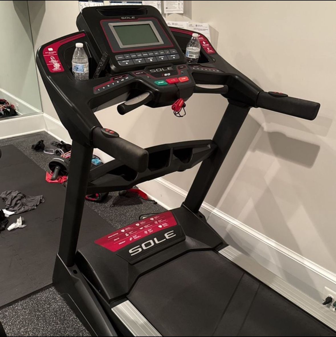 Lightly used Sole F80 Treadmill