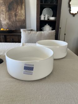 Large White Ceramic Bowls