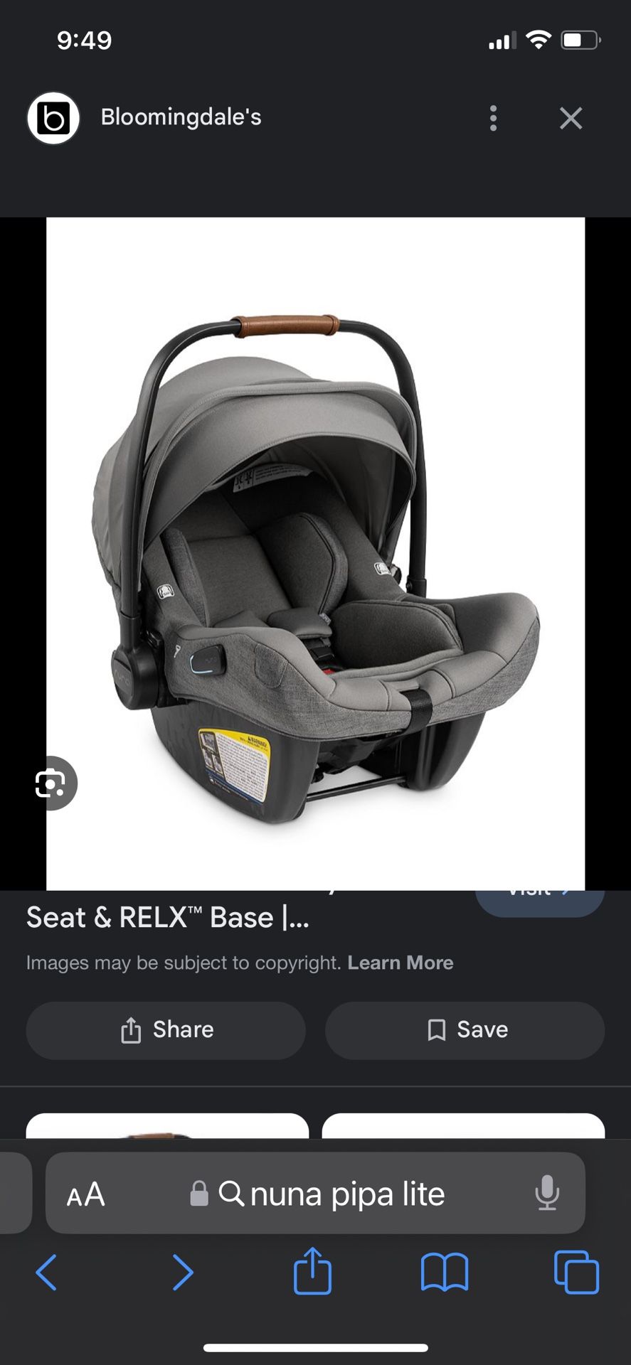 Nuna Pipa Lite Car Seat