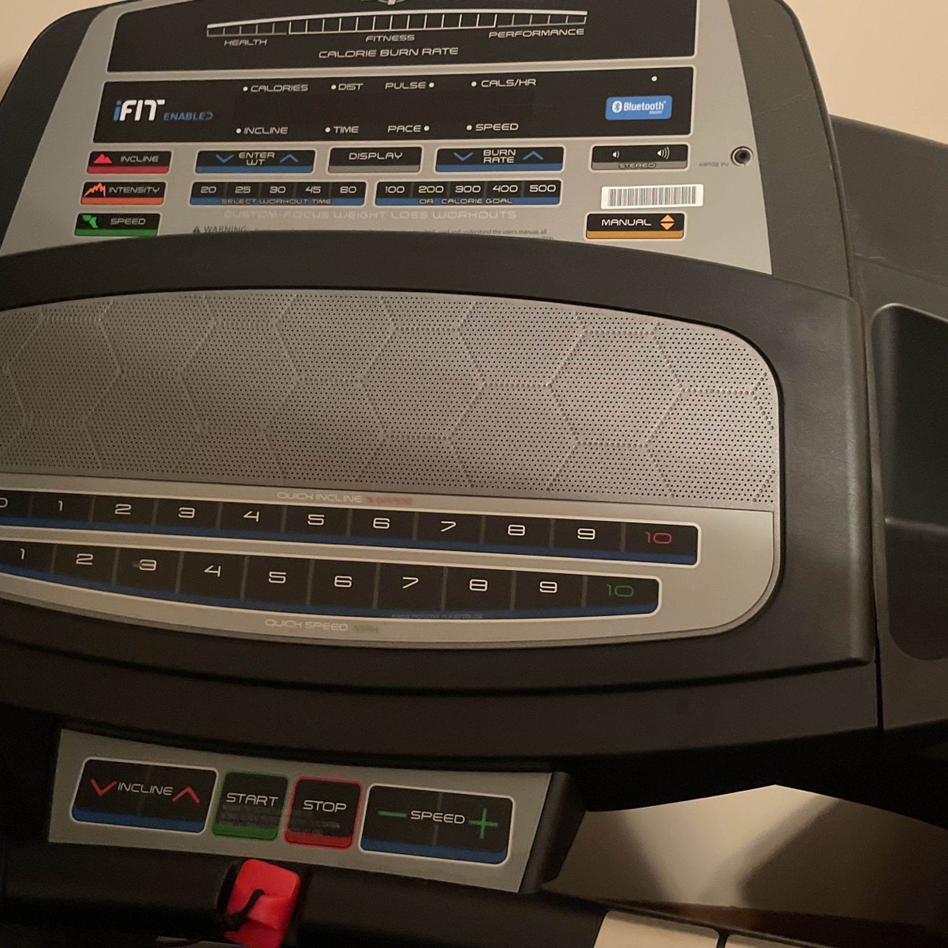 NordicTrack T 6.7 C Treadmill Model No. 831