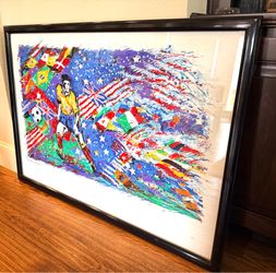 1994 FIFA World Cup USA ’94 Memorabilia Signed Limited Edition #1/59 Framed Print | RARE!!!