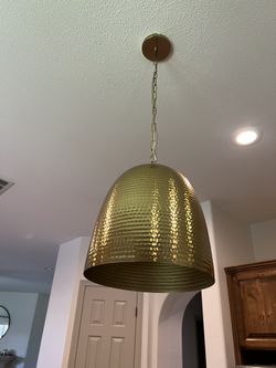Hammered Metal Pendant/ Chandelier