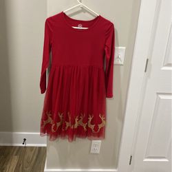 Girls, Red Wonder Nation Christmas Dress Size Extra-Large, 14 To 16