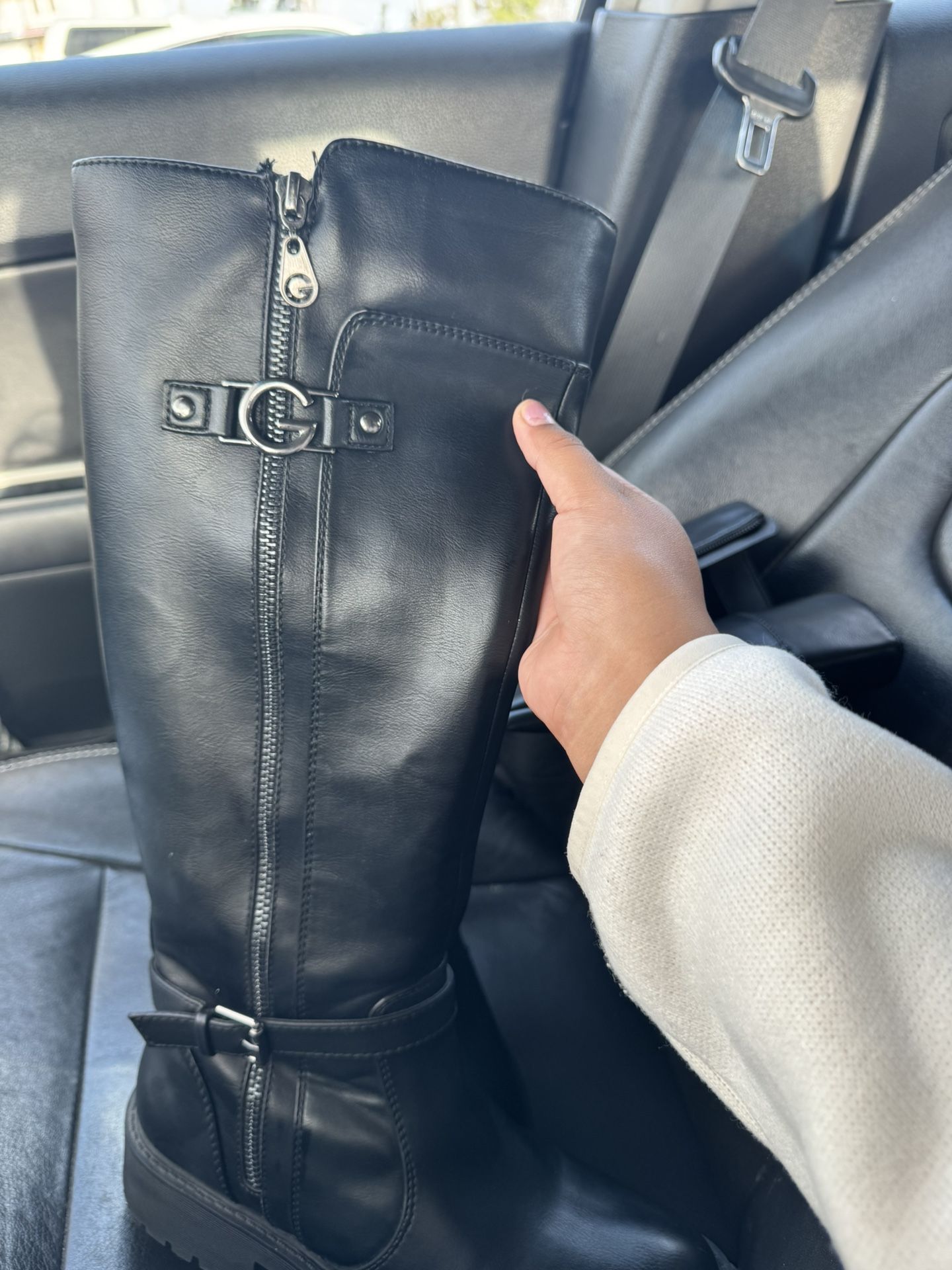 Black Leather Boots