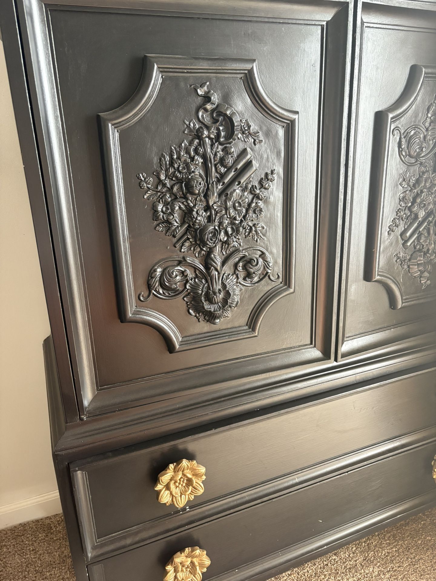 Hand painted Antique Lane Dresser