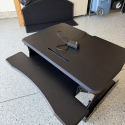 Large Ergo Height Adjustable Standing Desk Converter 