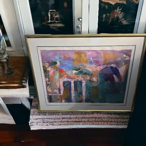 Starlie Sokol Hohne Original Mixed Media Artwork Framed signed 1/1