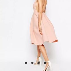 Asos Dress/ Brand New Dress/ Blush Color/ Size 4 In Petite 