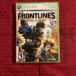 Frontlines Fuel Of War Xbox 360 Video Game