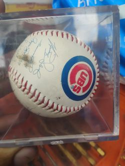 Chicago Cubs Team Signed 