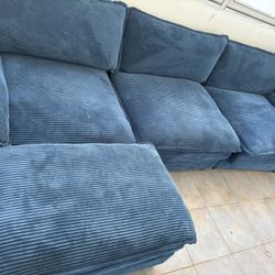 Sectional Sofá (blue) 