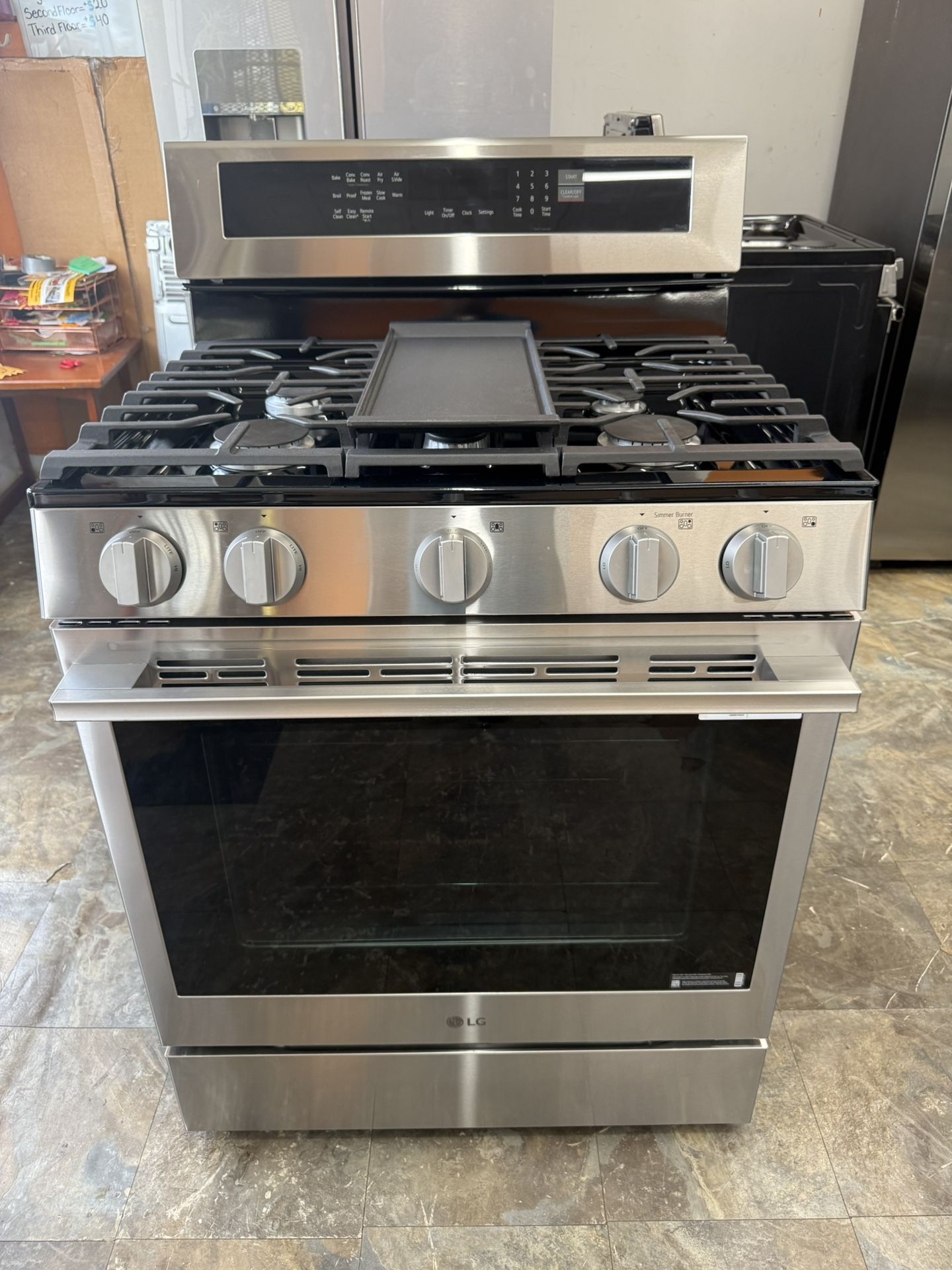 LG Gas Stove 5 Burners New Scratch And Dent 