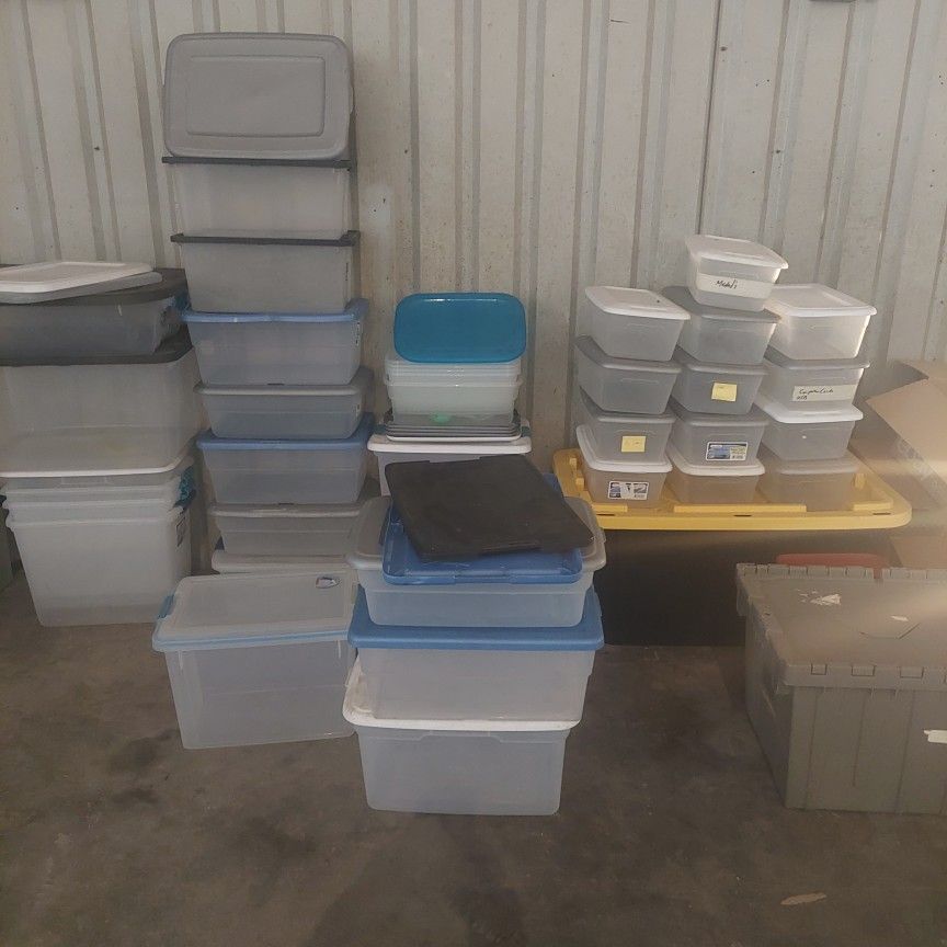 Storage Bins Plastic 