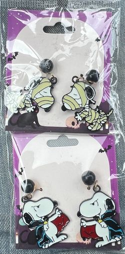 Halloween Snoopy Earrings