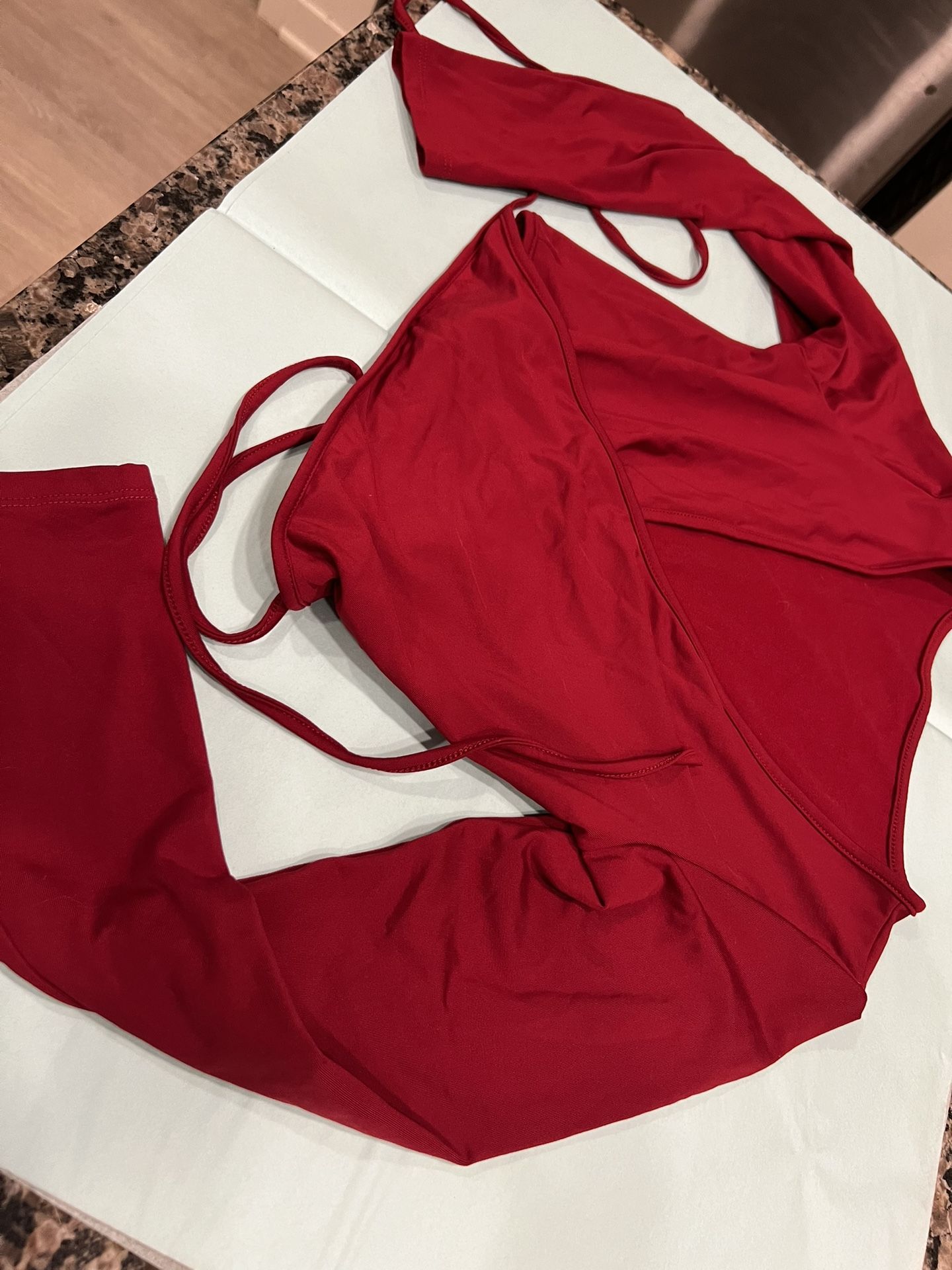 Wrap Top Red