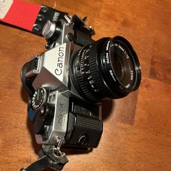 Canon AE-1 Program Camera + 50mm f/1.8 + 70-210 f/4 MACRO Zoom