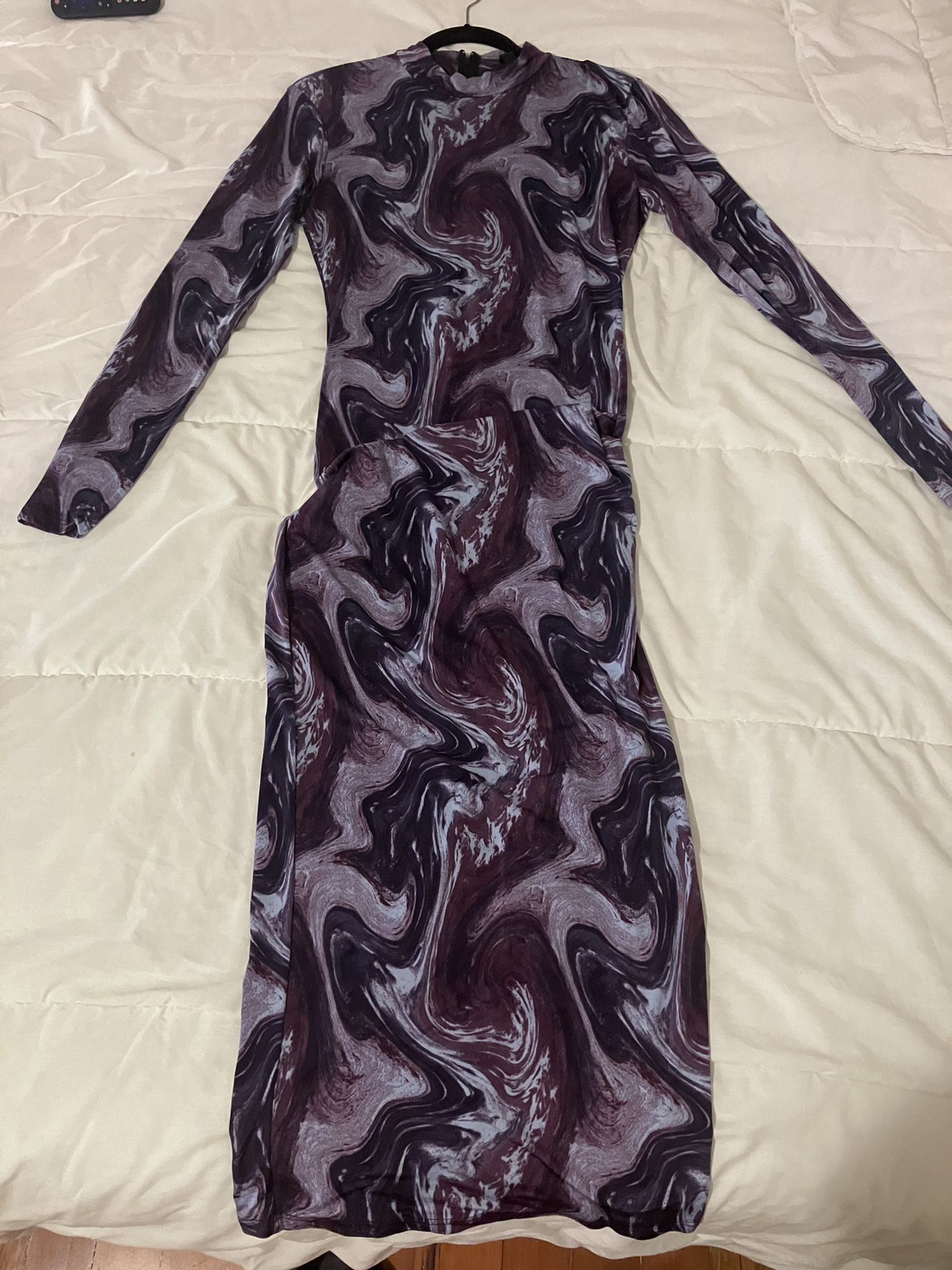 Purple Maxi Dress Size Large 