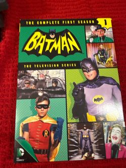 Batman The Television Series Complete First Season 1 DVD Box Set Adam West 1960s Classic