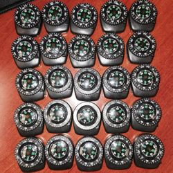 25Pcs Mini Bracelet Compass Wristband Attachment for Kits