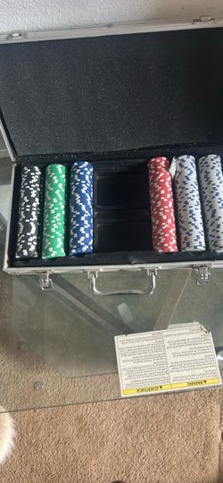 Poker Chip Set in Aluminum Case
