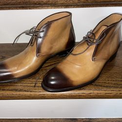 Paul Evans - THE NEWMAN CHUKKA BOOT Size 6.5- Leather