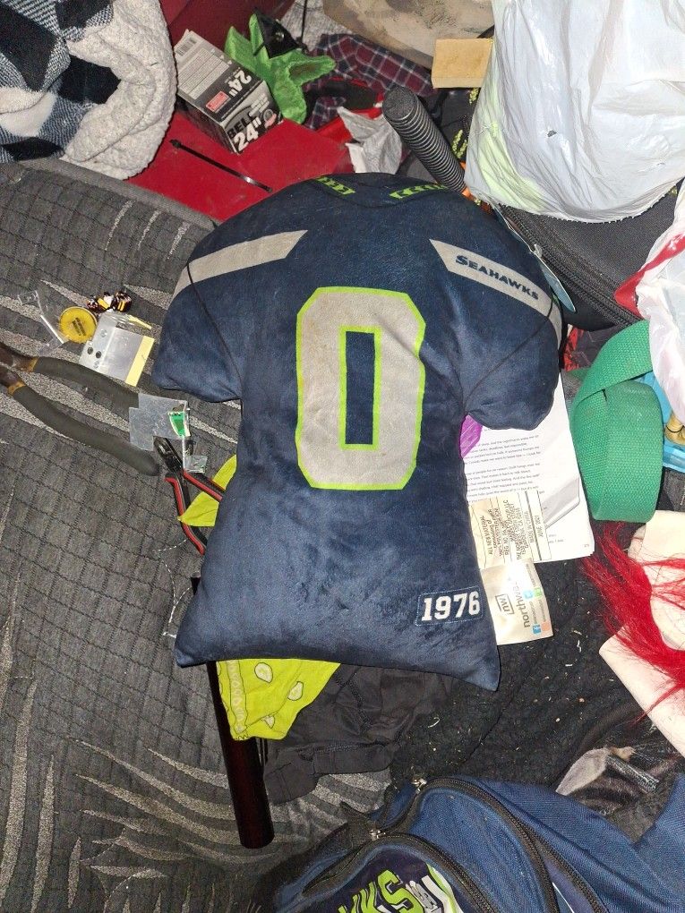 Seahawks Throw Pillow