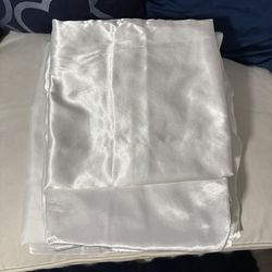 California King Size 4 Piece Sheet Set - White