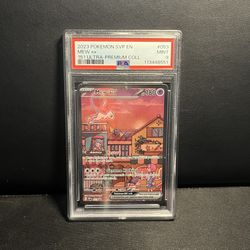 2023 POKEMON SVP EN-SV BLACK STAR PROMO 053 MEW EX 151 ULTRA-PREMIUM COLLECTION PSA 9  $40 CASH