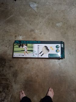Portable Pickleball Set (Opened, Never Used)