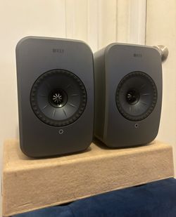 KEF LSX II LT Wireless Bookshelf Speakers – Hi-Res Audio, Uni-Q Driver Array, 200W Amplification