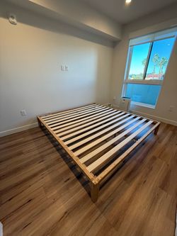 King Bamboo Platform Bed Frame from Nectar