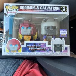 Funko Transformers 2 Pack Convention Shared Sticker