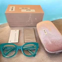 Miu Miu MU01VV 15H101
Women's Glasses Green 
