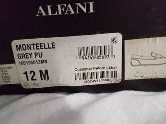 Alfani Monteelle Grey Loafers Size 12M