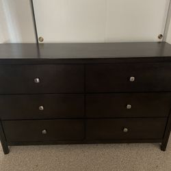 Sturdy Black Dresser